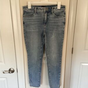 Talbots High Rise Skinny Ankle Length Blue Jean, 4 petite